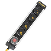 Prelungitor de exterior 4 socluri cu protectie 3200w lungime 2 m ip44